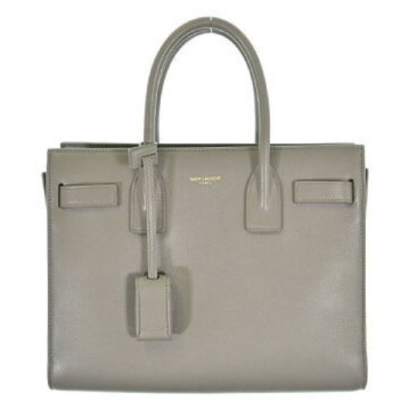 SAINT LAURENT PARIS Handbag Gray - Picture 1 of 9